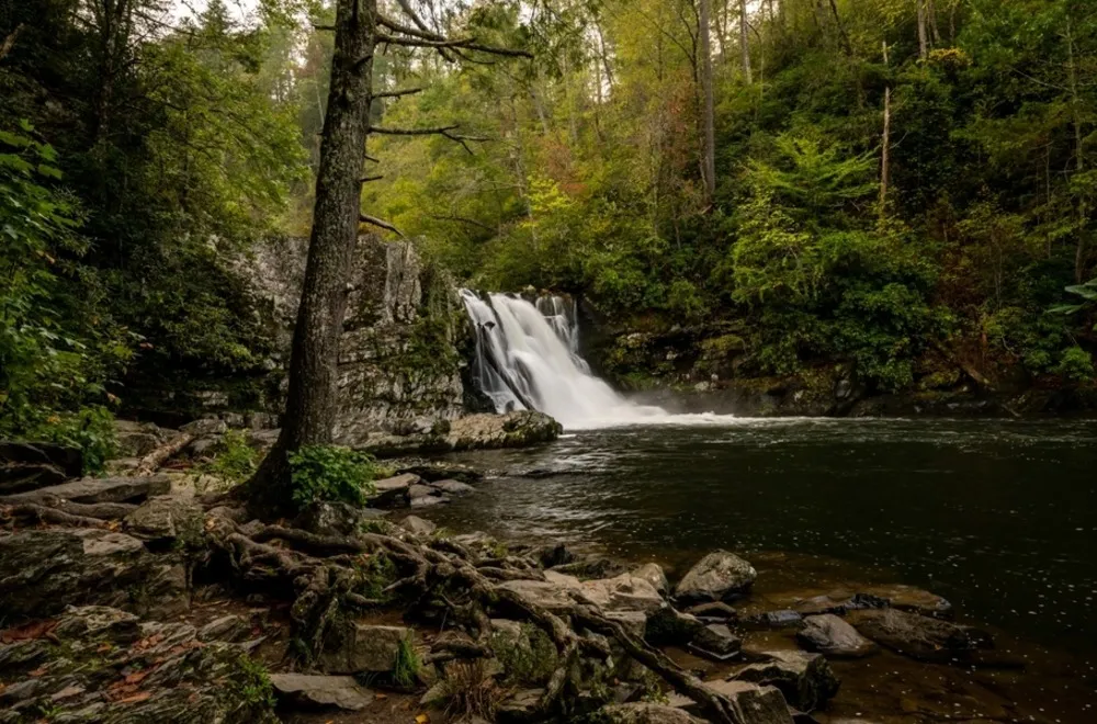 Abrams Falls in Cades Cove