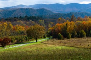 cades cove in the fall