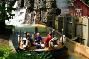 Dollywood's River Rampage ride 