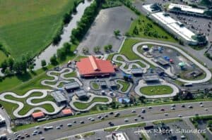 aerial view of NASCAR Speedpark