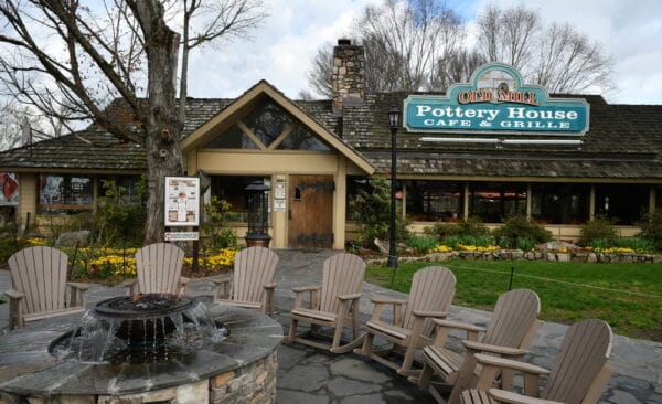 Pottery House Cafe at The Old Mill in Pigeon Forge